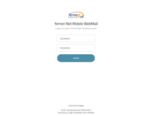 Tablet Screenshot of mail.yemen.net.ye